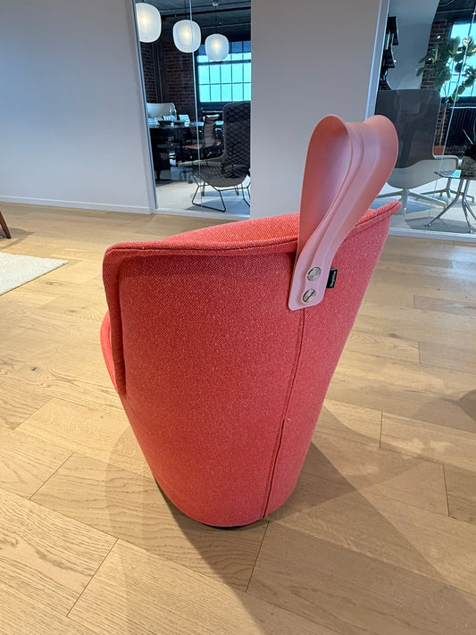 Pippin Lounge Chair sur roulettes - Naughtone