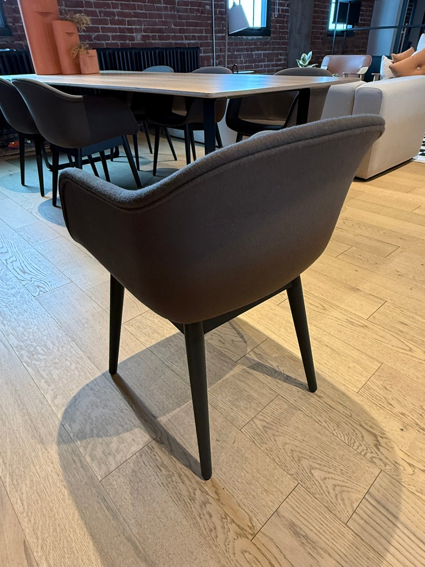 Fiber Armchair - Wood base