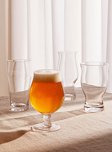 Ensemble de 4 verres à bières