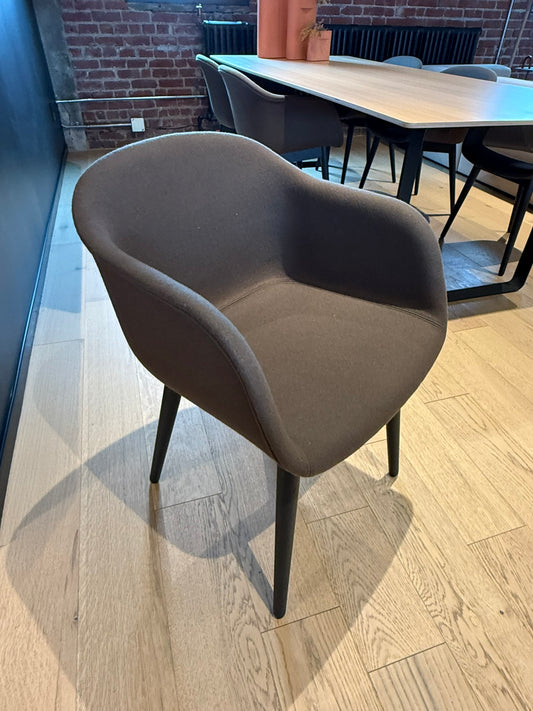 Fiber Armchair - Wood base