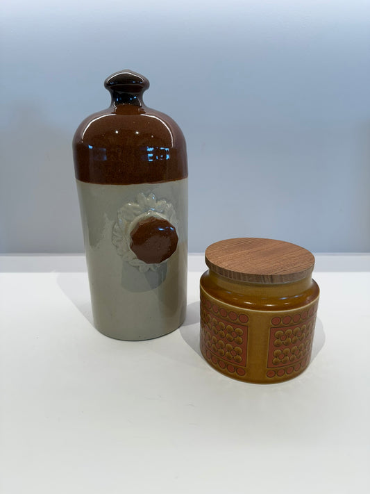 Ensemble de pots vintage