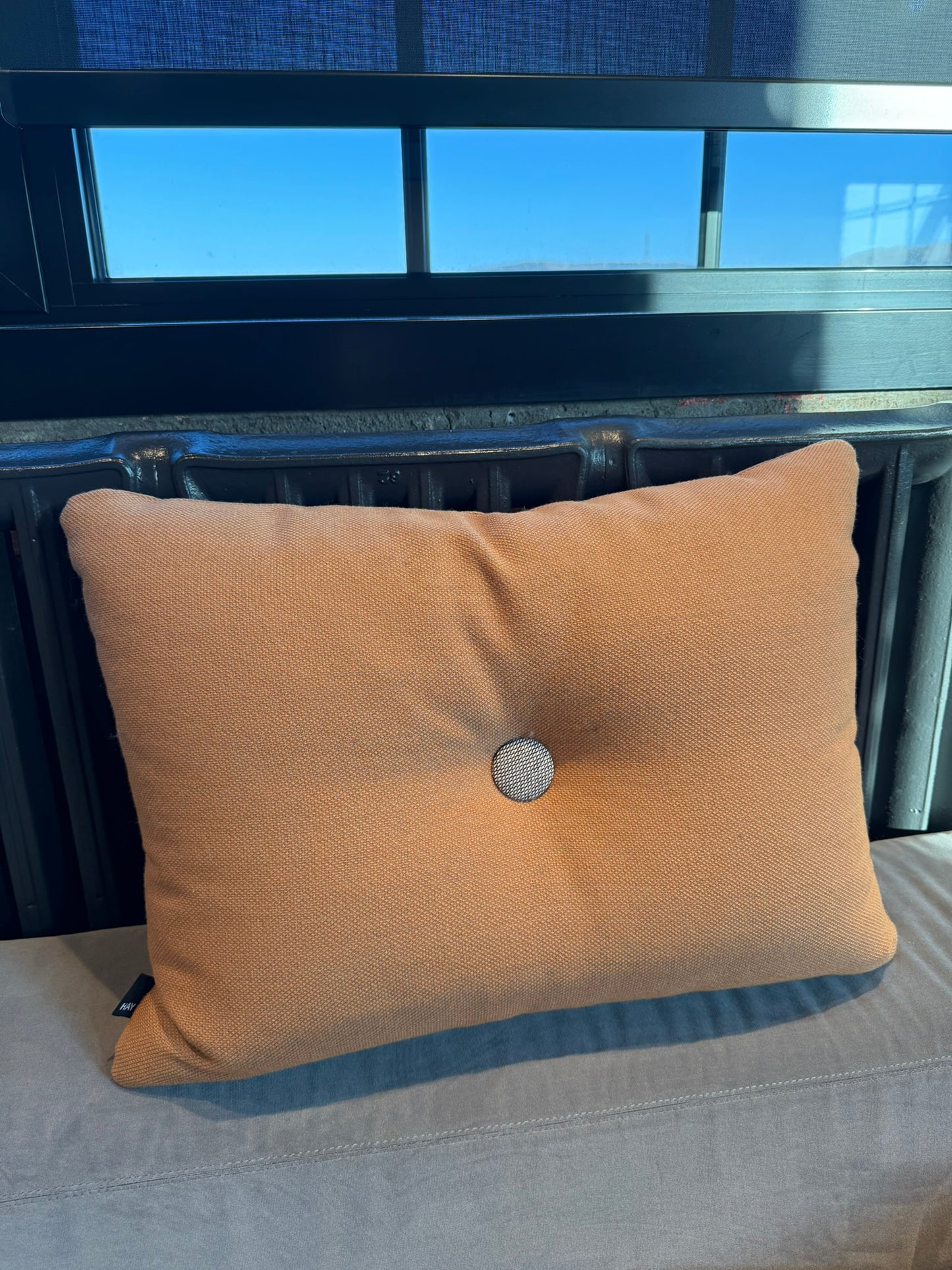 Dot Steelcut trio Pillow - Dusty Orange