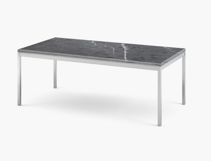 Florence Knoll Rectangular Coffee Table marbre satin grigio