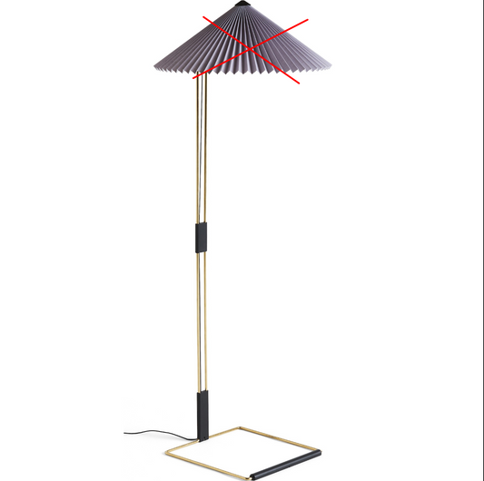 Matin Floorlamp - NO SHADE (nous pouvons commander)