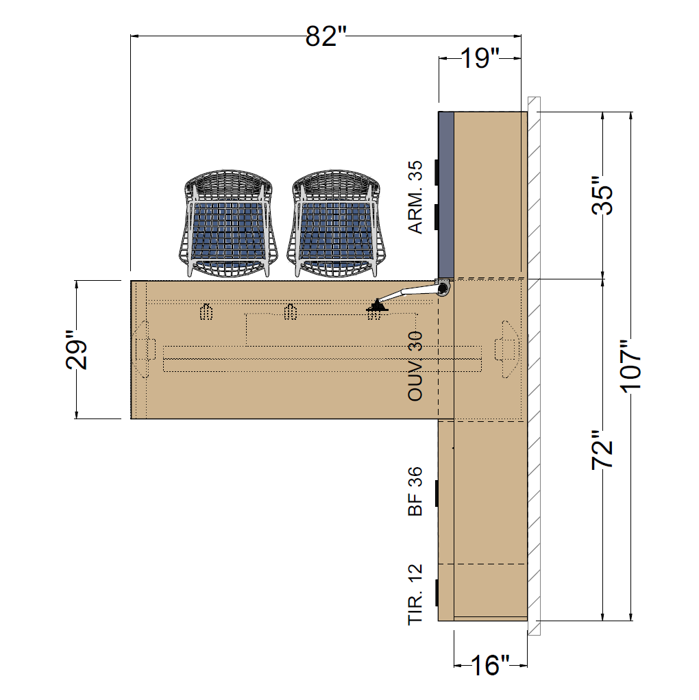 Kit de bureau fermé complet - Herman Miller