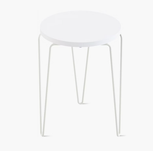 Florence Knoll Hairpin™ Stacking Table - BLANC